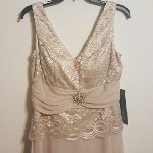 Jackie Jon long cocktail dress